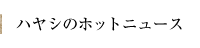 ハヤシのホットニュース